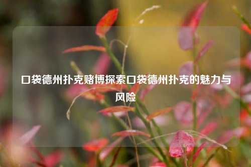 口袋德州扑克赌博探索口袋德州扑克的魅力与风险