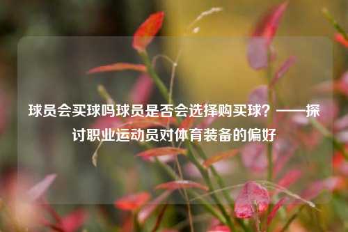 球员会买球吗球员是否会选择购买球？——探讨职业运动员对体育装备的偏好